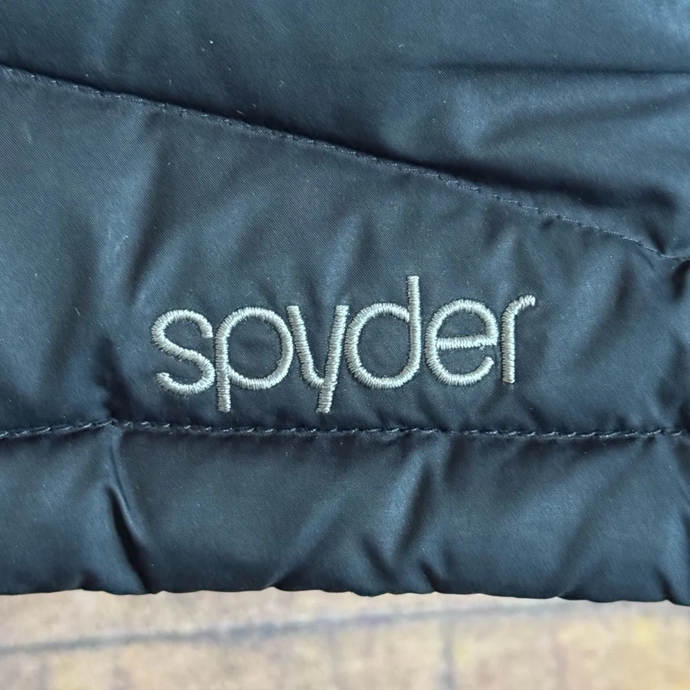 Spyder Women's Black Goose Down Puffer Jacket - Picture 3 of 8